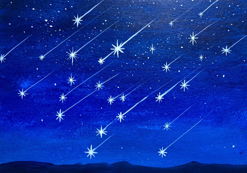 かんたんきれいな流れ星の描き方
星の描き方
簡単な星
星空の描き方
アクリル絵の具