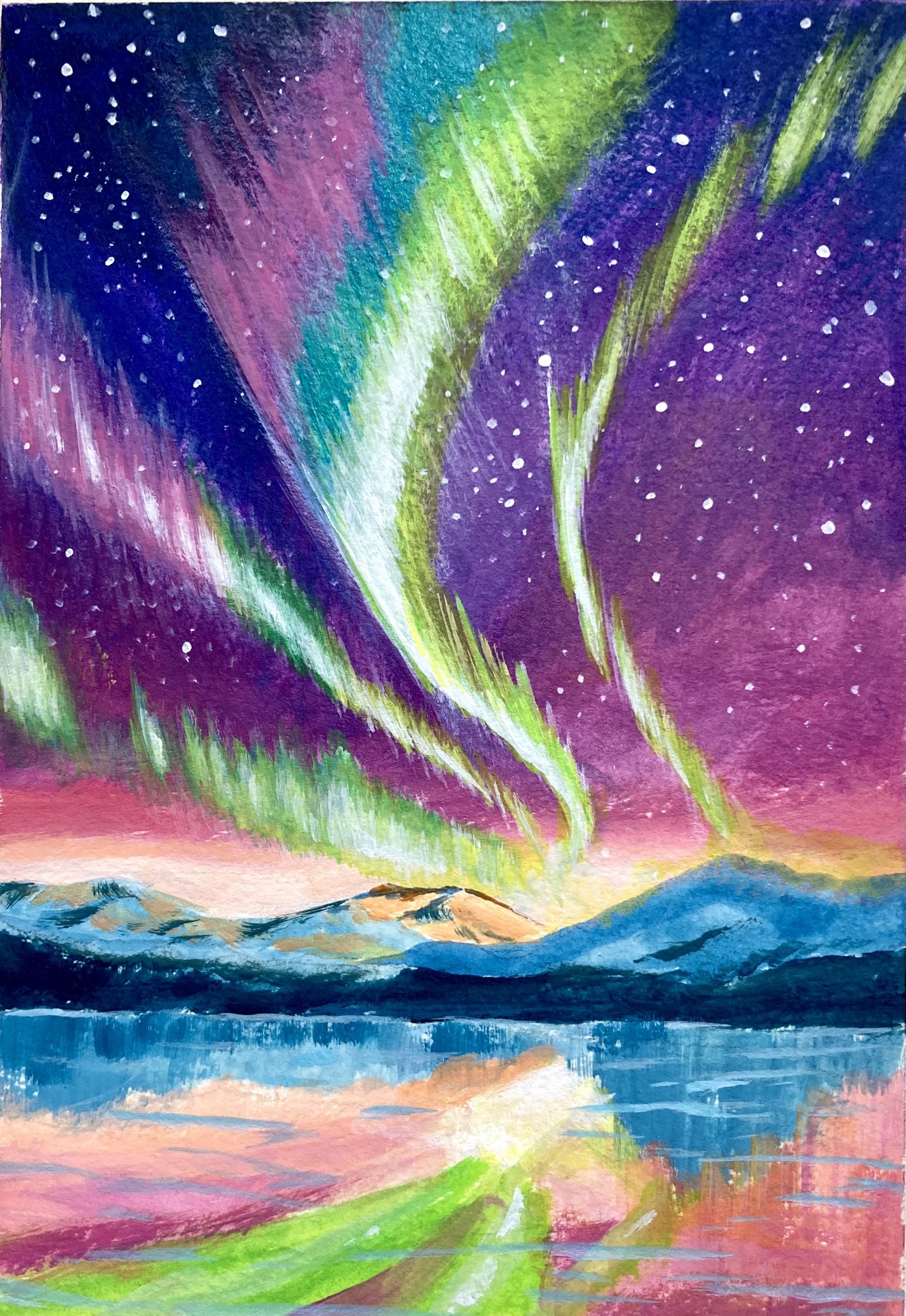 期間限定値下　AURORA 版画　絵画 期間限定値下 AURORA 版画 絵画