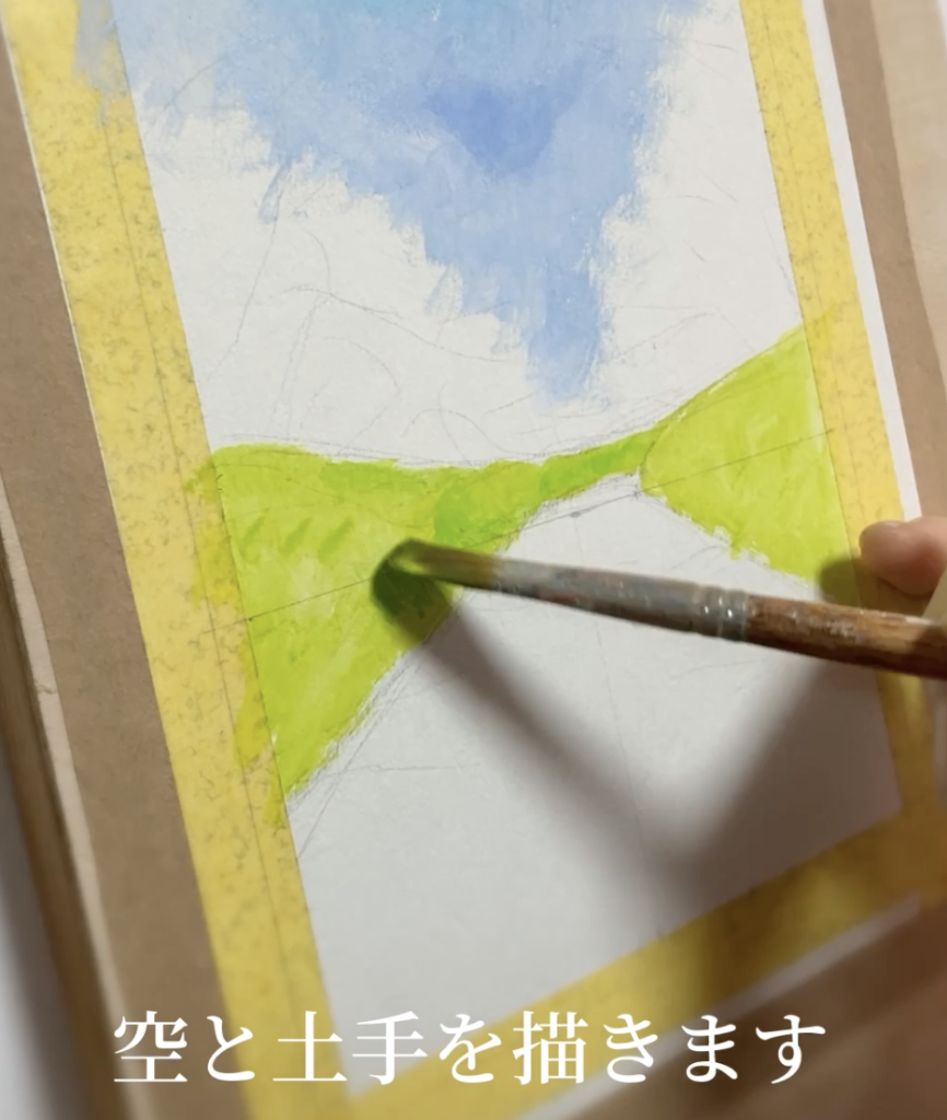 柔らかな水辺の桜の描き方
桜の絵
桜のある風景画
桜の風景
春の風景画
春の絵
ピンクの花の絵
アクリル絵の具
絵画